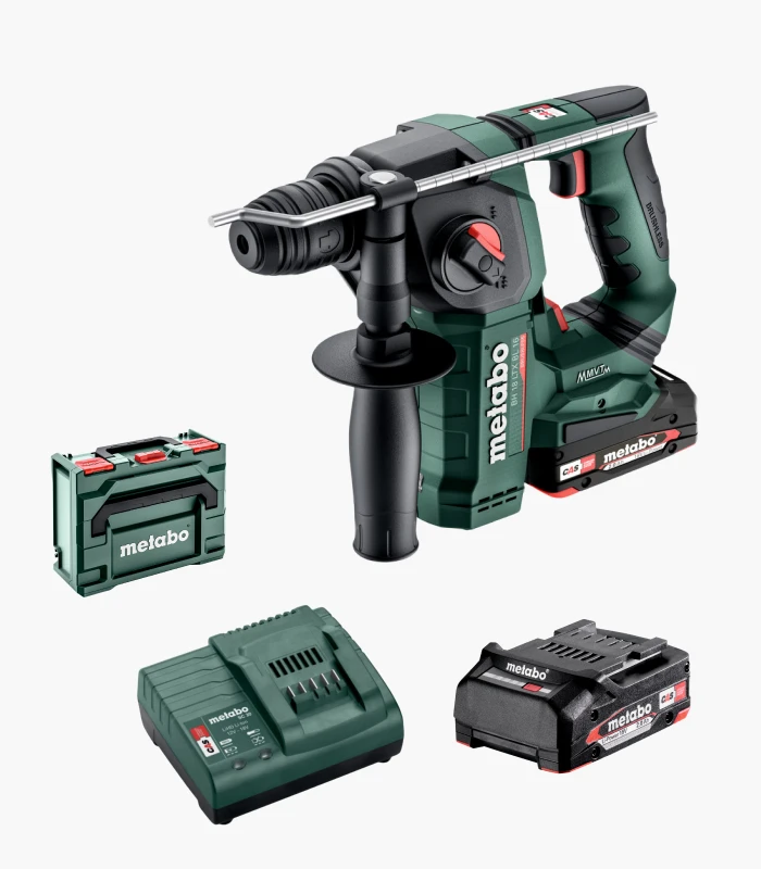 bh_18_ltx_bl_16 Перфоратор акумуляторний Metabo BH 18 LTX BL 16 (2x2.0 Аг + ЗП + кейс) - Зображення 1