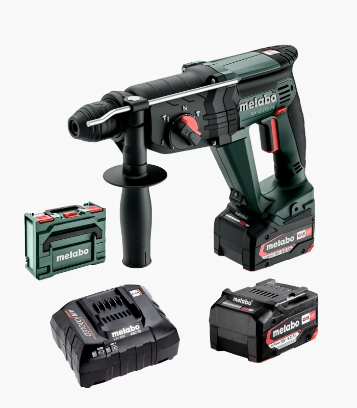 kh_18_ltx_24 Перфоратор акумуляторний Metabo KH 18 LTX 24 (2x5.2 Аг + ЗП + кейс) - Зображення 1
