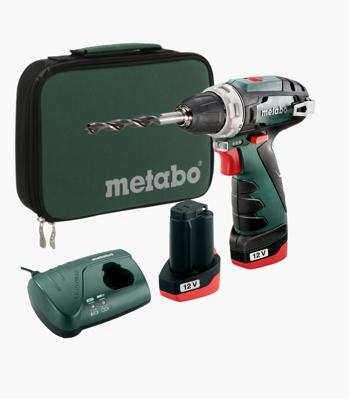 powermaxx_bs_ Акумуляторний дриль-шуруповерт Metabo PowerMaxx BS Basic в сумці - Зображення 1