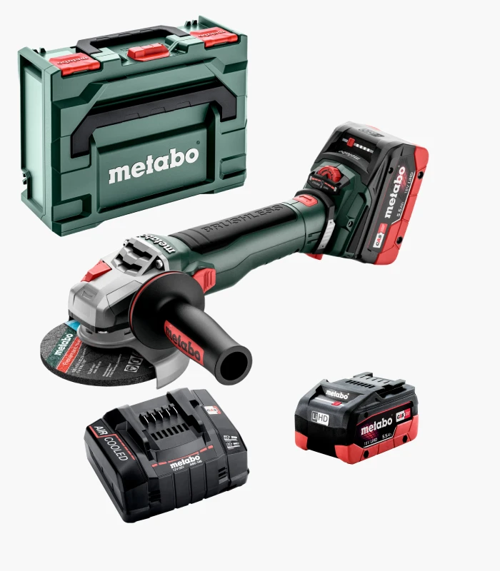 wb_18_lt_bl_11_125_quick_5 Болгарка (кутова шліфмашина) акумуляторна Metabo WVB 18 LT BL 11-125 QUICK - Зображення 1