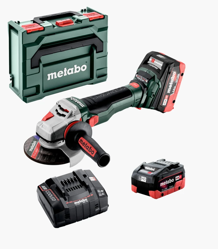 wb_18_ltx_bl_15_125_quick_ Болгарка (кутова шліфмашина) акумуляторна Metabo WB 18 LTX BL 15-125 QUICK - Зображення 1