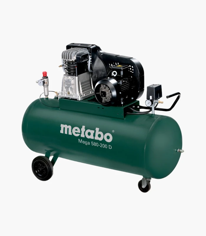 mega_580_200_d_601588000_ Компресор Metabo Mega 580-200 D - Зображення 1