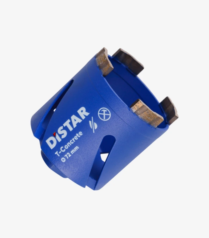 distar-dds-w-72-65 Свердло алмазне Distar DDS-W T-Concrete 72×65 мм M16 (17984445080) - Зображення 1