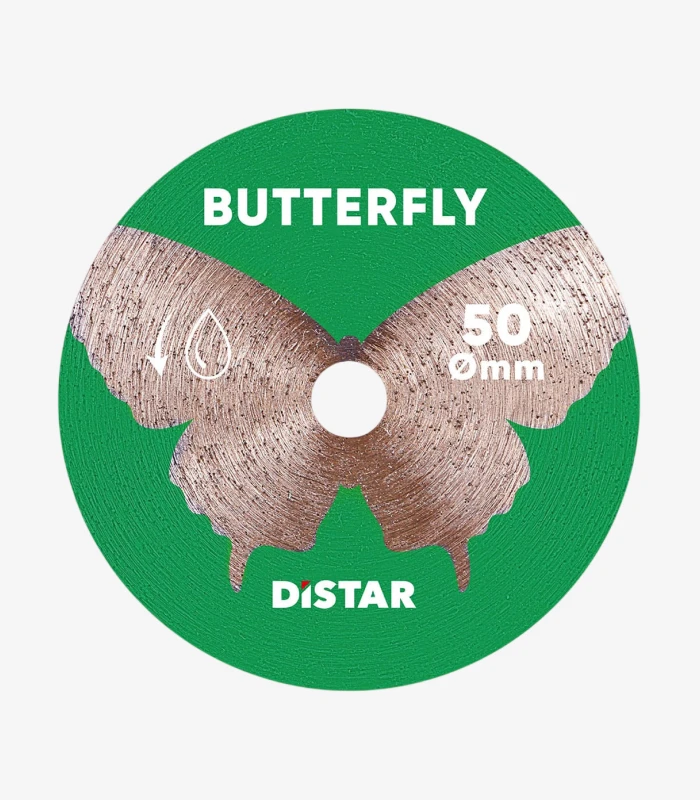 distar-butterfly-50-mm-x-060 Круг алмазний відрізний Distar Butterfly 50×0,6×5,8 мм (11120159032) - Зображення 1