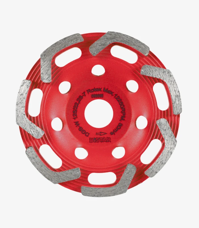 distar-dgs-w-red Фреза алмазна Distar DGS-W Rotex RED 125×22,23 мм (11143158083) - Зображення 1
