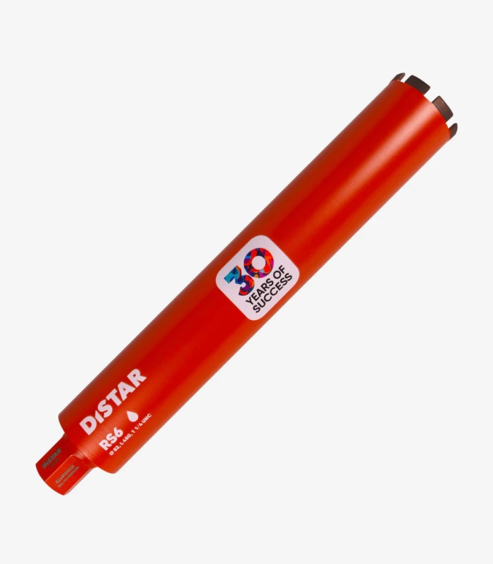 distar-82-x-450 Свердло алмазне Distar DDS-W RS6 82×450 мм 1 1/4 UNC (10170085230) - Зображення 1