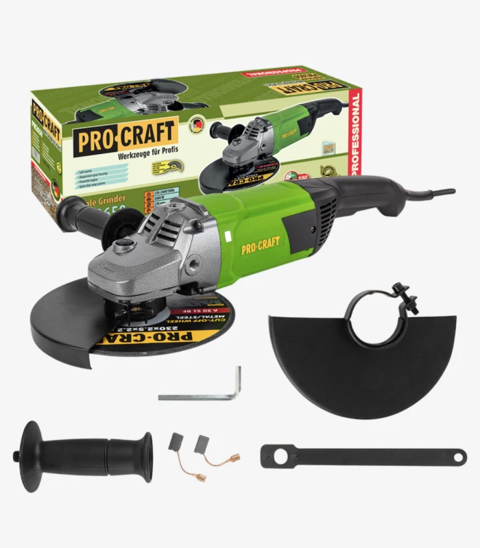 procraft-pw-2650 Кутошліфувальна машина Procraft PW2650 (230 мм) - Зображення 1